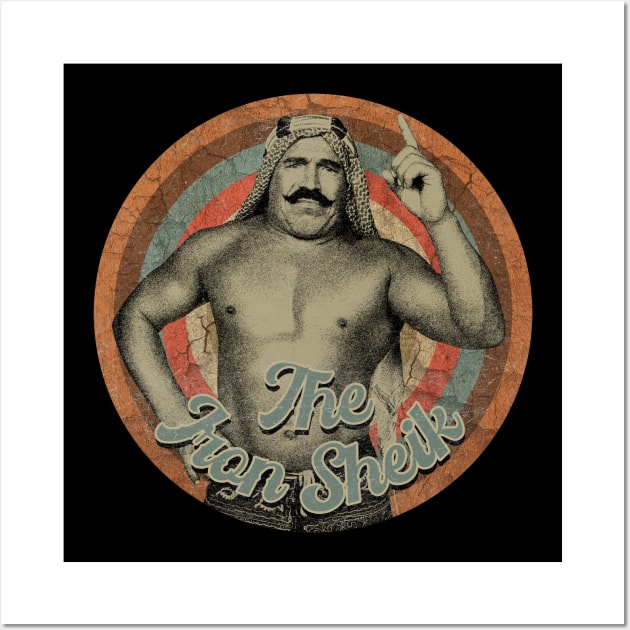 The Iron Sheik WWE Hall of Fame 1972 Wall Art by penCITRAan